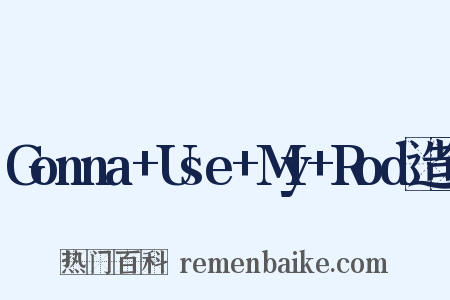 Gonna+Use+My+Rod造句是什么意思的图片